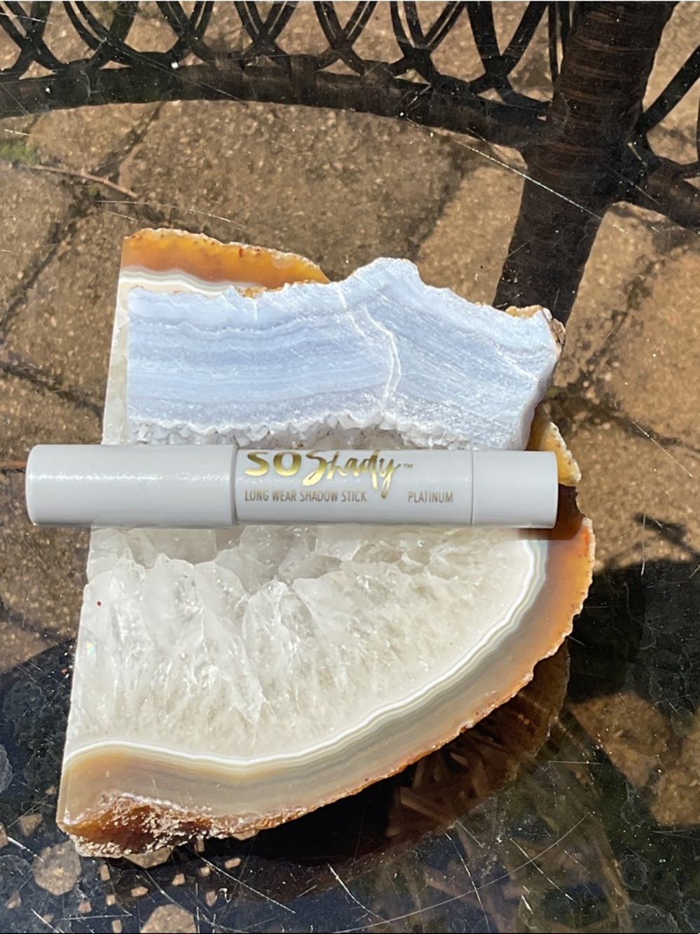 Belle Beauty So Shady Long Wear Shadow Stick in Platinum -